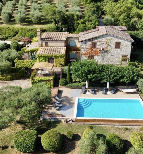 Casale con Piscina panoramica e Uliveto