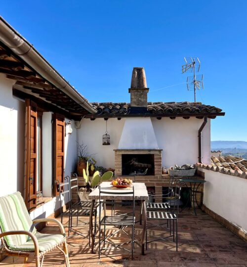 Characteristic flat with panoramic terrace